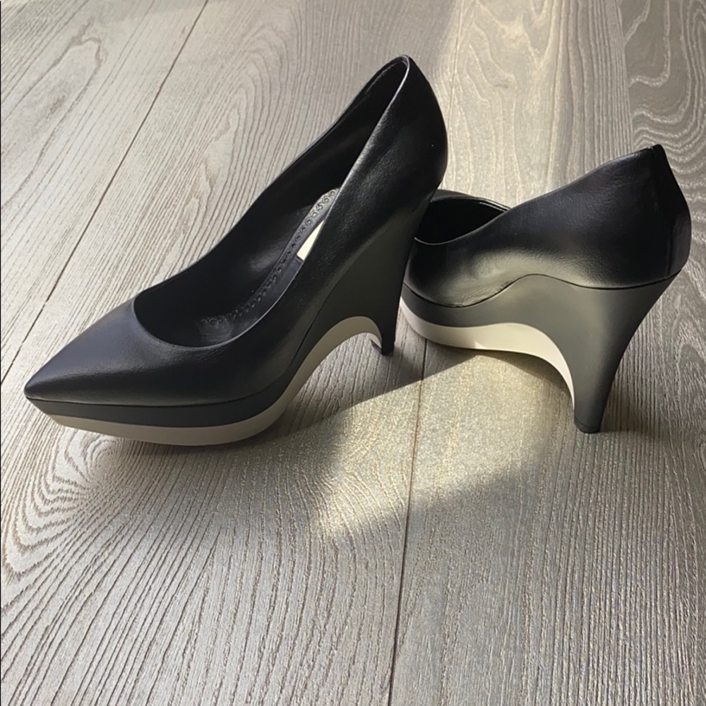 Stella McCartney Biodegradable Platform pumps.